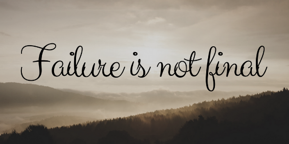 09-MAY-2025 - FAILING IS NOT FINAL